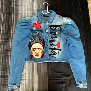 Hermoso jacket en Mahon Frida Khalo